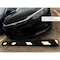 Traffic Kontrol Wheel Stop Parking Block, Rubber, 4" Inch Height, 72" Inch Length, 28 lbs, White TK-PS-6-BKWH-KIT - alternate 2